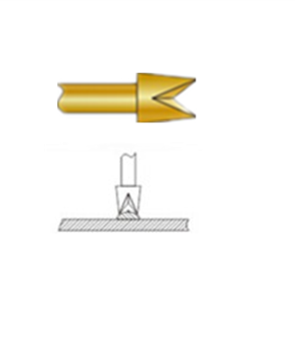 四爪頭探針、探針用法圖、探針原理圖、測試探針圖片