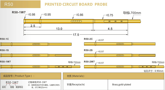 R50測試探針套管選型、R50探針套管規(guī)格型號、探針套管廠家