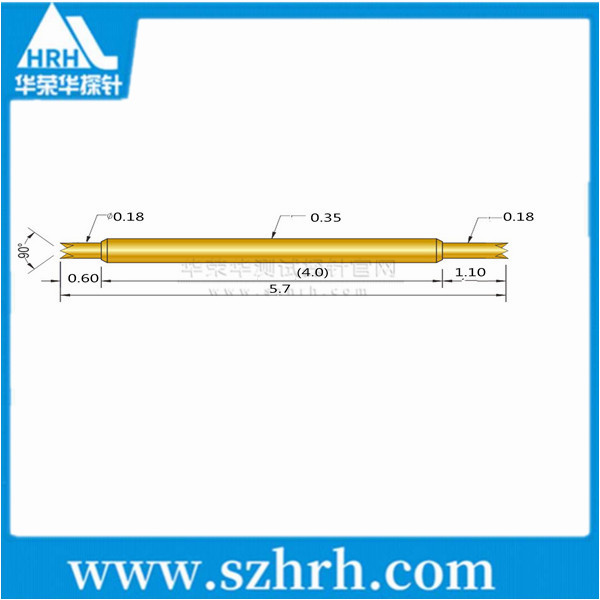 035-UU-5.7L，華榮華雙頭測(cè)試探針廠家